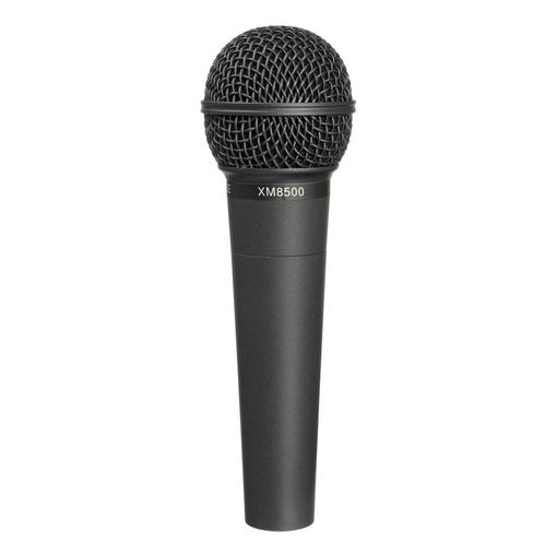 Behringer XM8500 Ultravoice cardioid dynamic vocal microphone in matte black