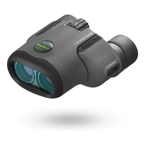 Pentax Papilio II 8.5x21 compact binocular in dark grey