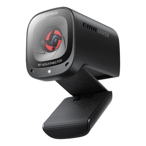 Anker PowerConf C200 2K webcam with folding clip mount