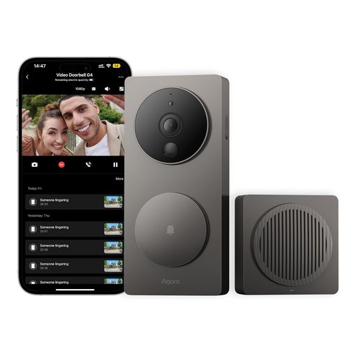 Aqara Video Doorbell G4 with chime and smartphone live view